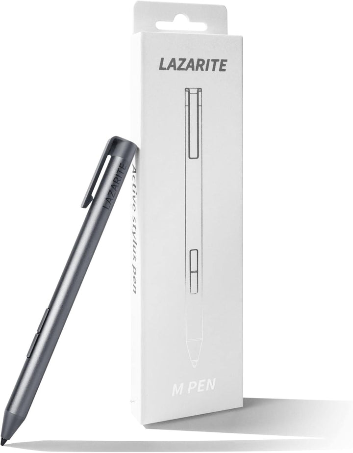 LAZARITE M Pen Grau, Active Stylus für Lenovo Yoga 7i/9i, Flex 5, Hp Envy x360/Pavilion x360/Spectre