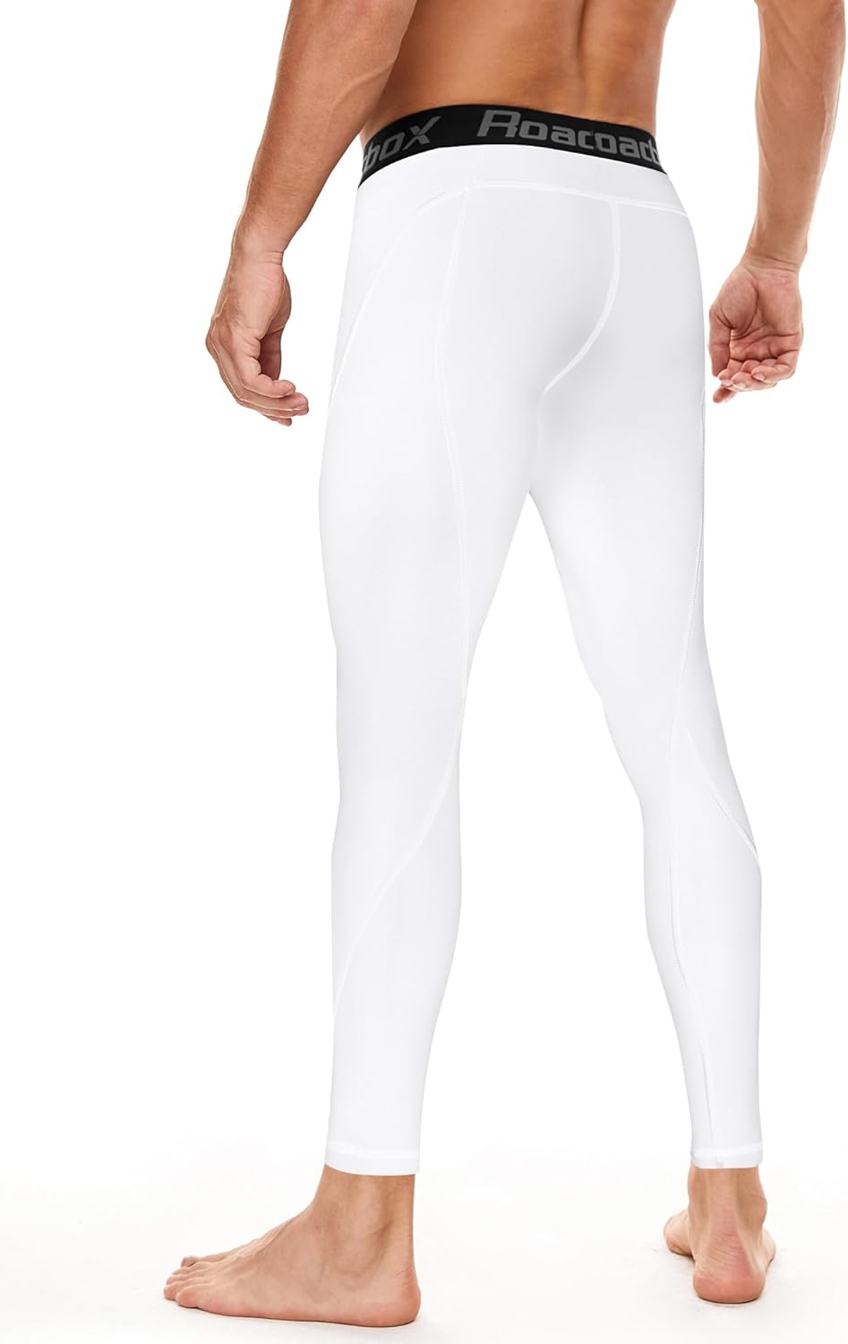 Roadbox Kompressionshose Herren Laufhose Lang für Sport, Training, Fitness, Radfahren, Yoga, Wandern