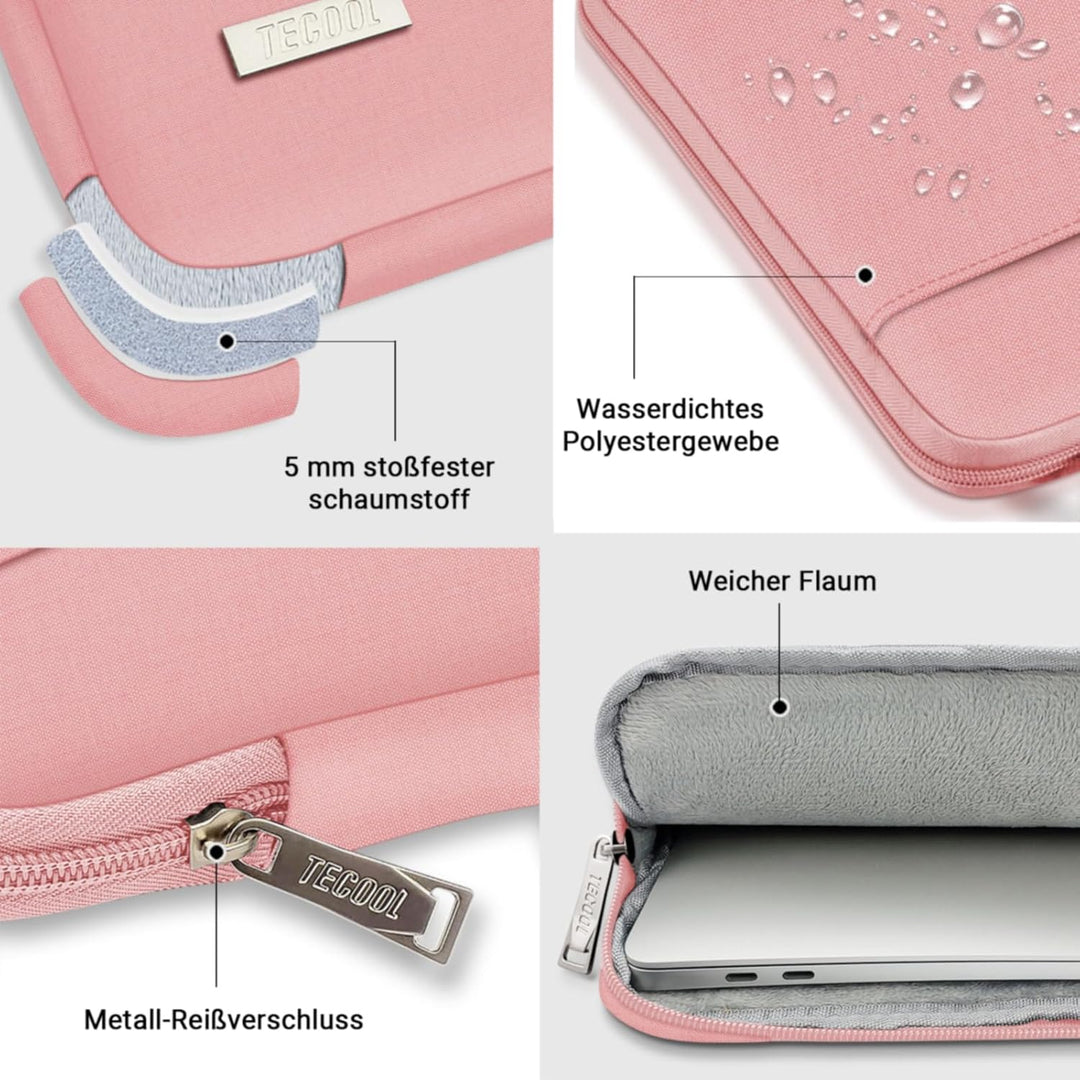 TECOOL 15 15,6 Zoll Laptoptasche Hülle Tasche für 15-15.6 Zoll Lenovo Thinkpad Ideapad HP Acer Asus