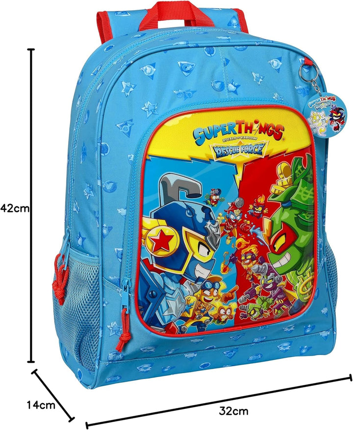 safta SUPERZINGS Kinder-Schulrucksack, ideal für Kinder verschiedener Altersgruppen, bequem und viel