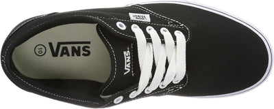 Vans Herren Atwood Sneaker 37 EU Schwarz Canvas Blk Wht 187, 37 EU Schwarz Canvas Blk Wht 187