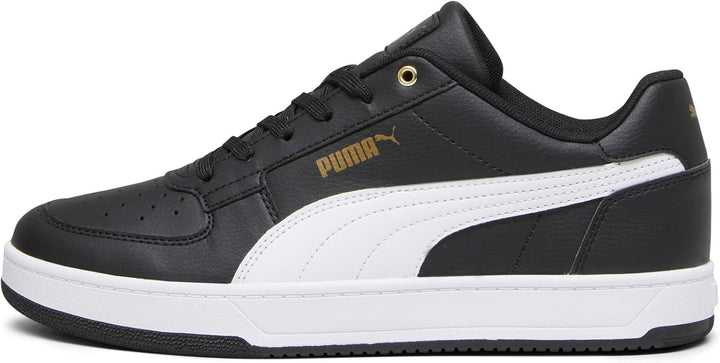 PUMA Unisex Caven 2.0 Sneaker 36 EU Puma Black Puma White Gold, 36 EU Puma Black Puma White Gold
