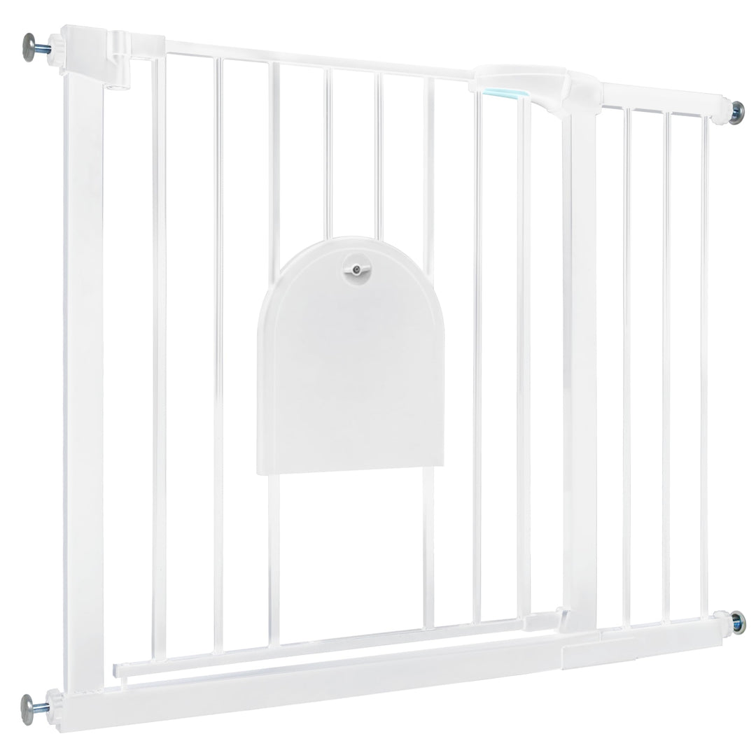 Aufun Treppenschutzgitter Türschutzgitter Kinder ohne Bohren, für 95-105 cm breit, Türgitter mit Dru