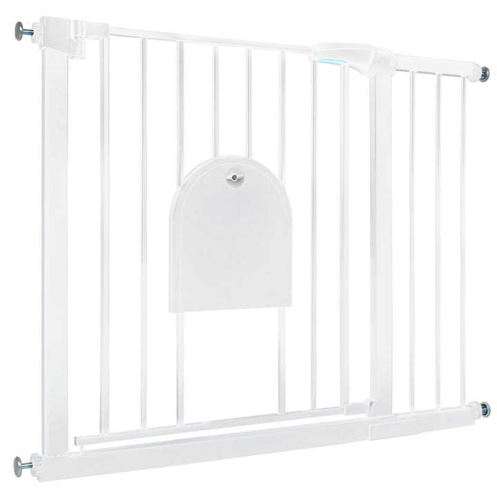 Aufun Treppenschutzgitter Türschutzgitter Kinder ohne Bohren, für 95-105 cm breit, Türgitter mit Dru