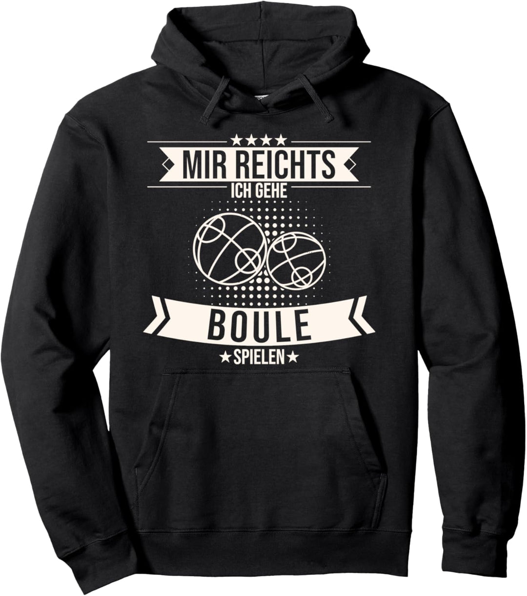 Boule Boccia Bosseln Pétanque Boules Sport Spruch Pullover Hoodie