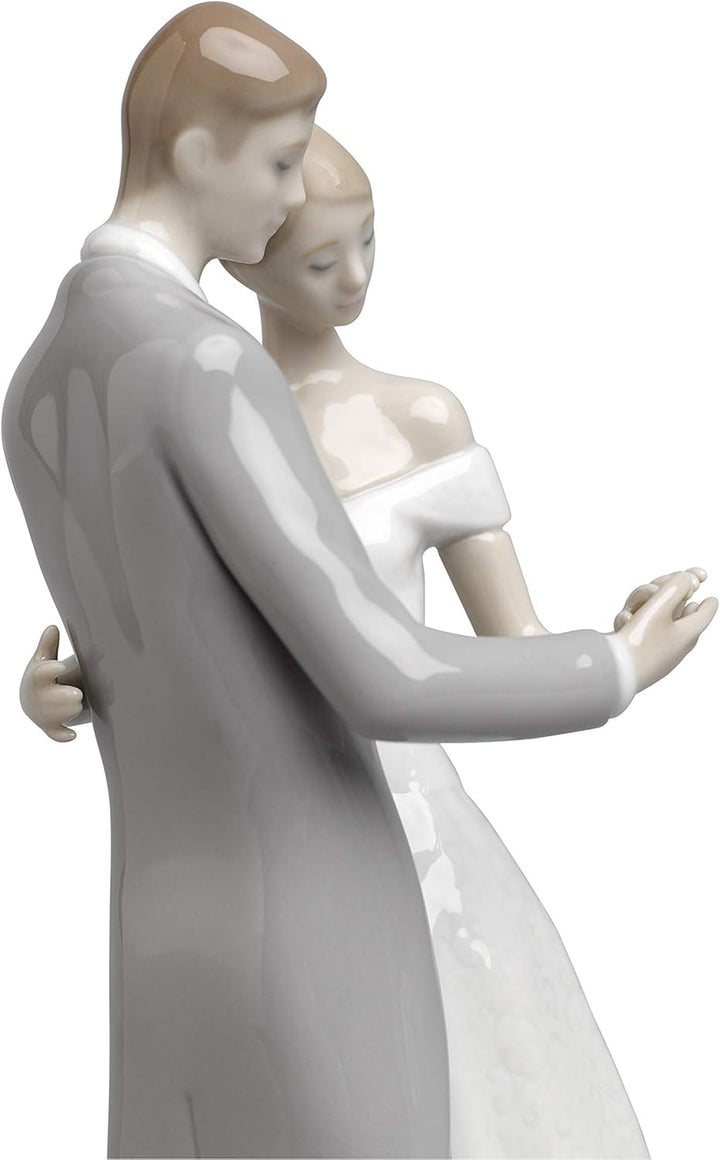 LLADRÓ Paar Figur Für Immer Vereint. Paar. Porzellan.