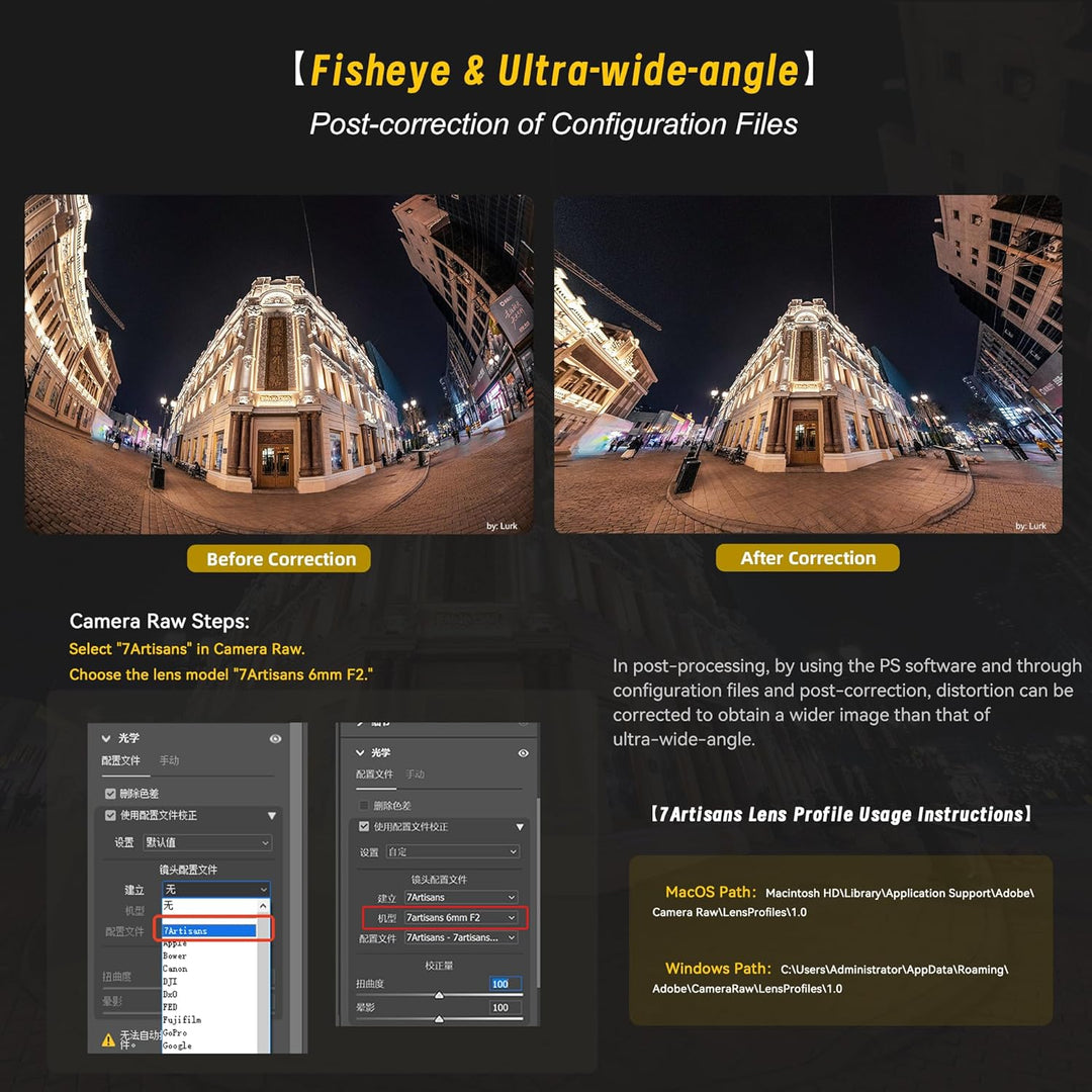 7artisans 6mm F2.0 für Z-Mount APS-C-Fischaugen-Ultraweitwinkel-Kameraobjektiv, manueller Fokus, 220