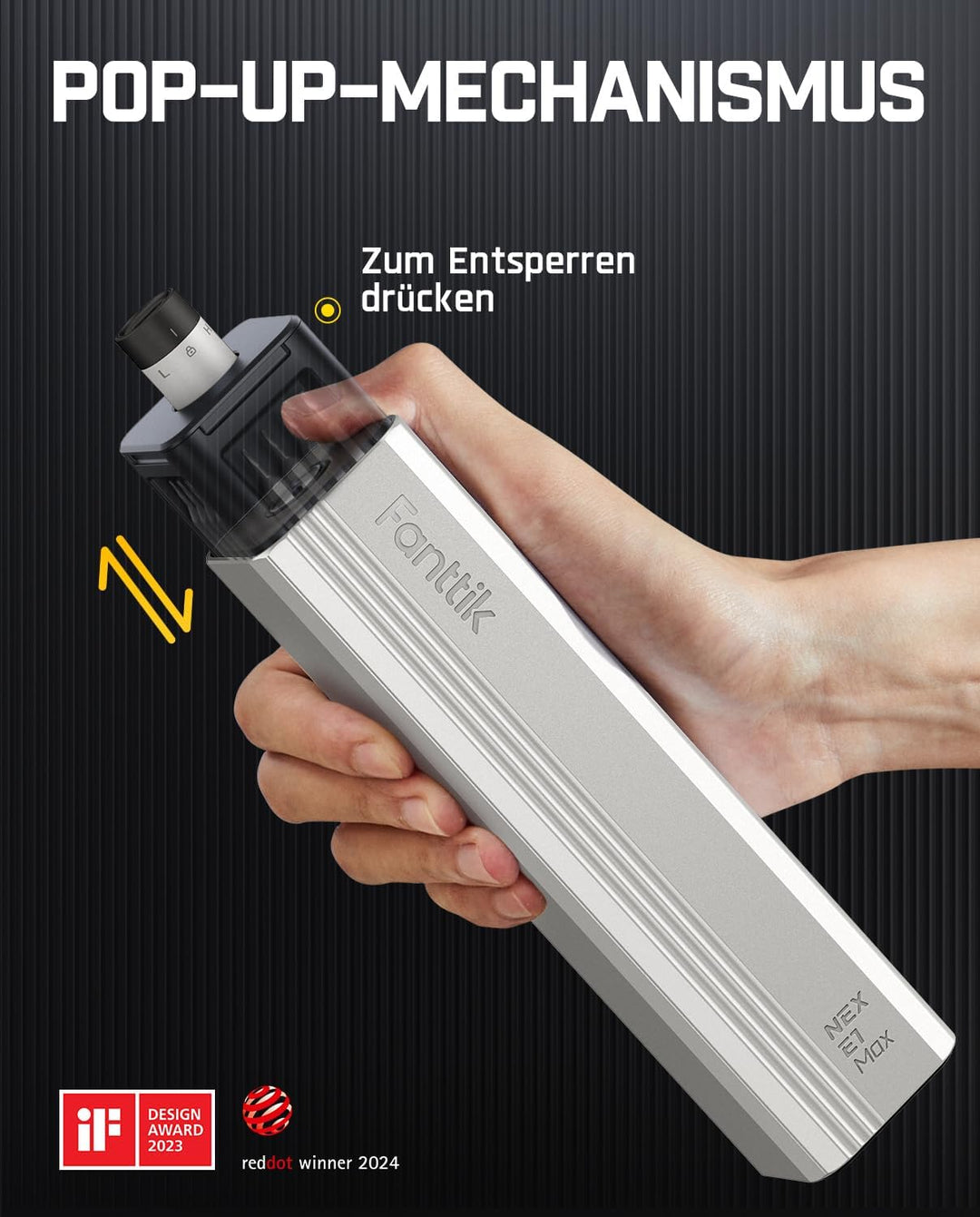 Fanttik E1 MAX Akkuschrauber，50 in 1 Magnetische Präzisions- Kit, 2 Gänge Drehmoment Elektro Schraub