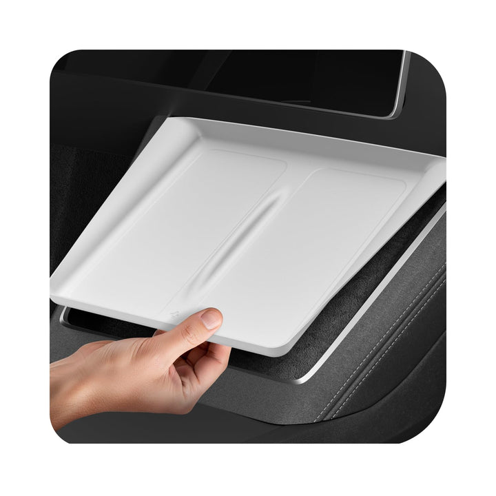 Spigen Tesla Model Y Juniper (Nur Premium & Performance) Mittelkonsole Organizer Abdeckung für Ladep