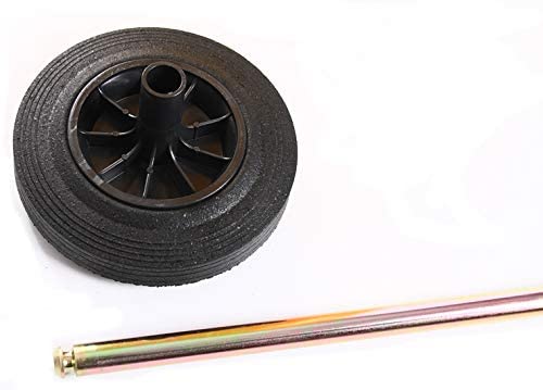 rg-vertrieb Mülltonne Müllbehälter 120L mit Deckel 2 Rad Behälter Abfalltonne 5 Farben (Grün), Grün