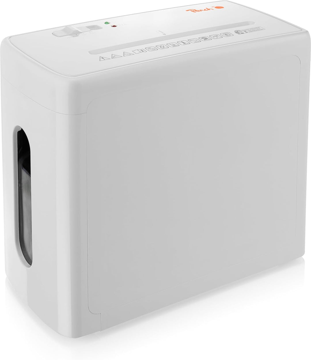 Peach Aktenvernichter SuperSilent inkl. Ölpapier | ~40dB leise | 6 Blatt | 9L/50 Blatt | 4 x 38 mm P