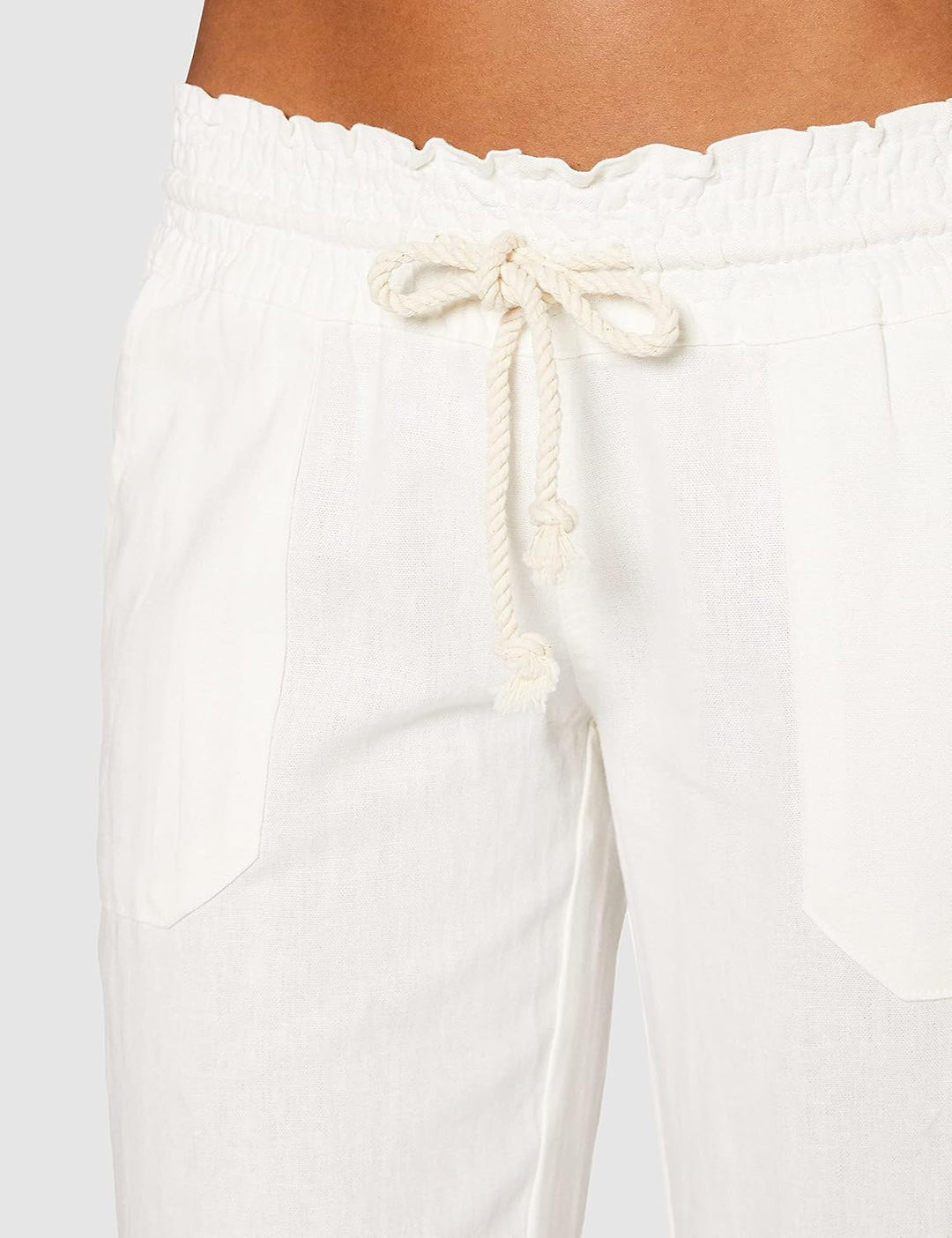 Roxy - Oceanside Pants für Damen Bright White XS, Bright White XS