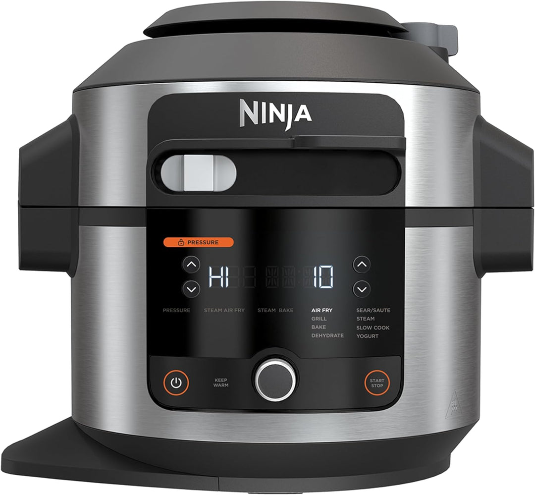 Ninja Foodi 11-in-1 SmartLid-Heissluftfritteuse [OL550EU], 3 Modi, 11 Garfunktionen, 6 Liter, bis zu