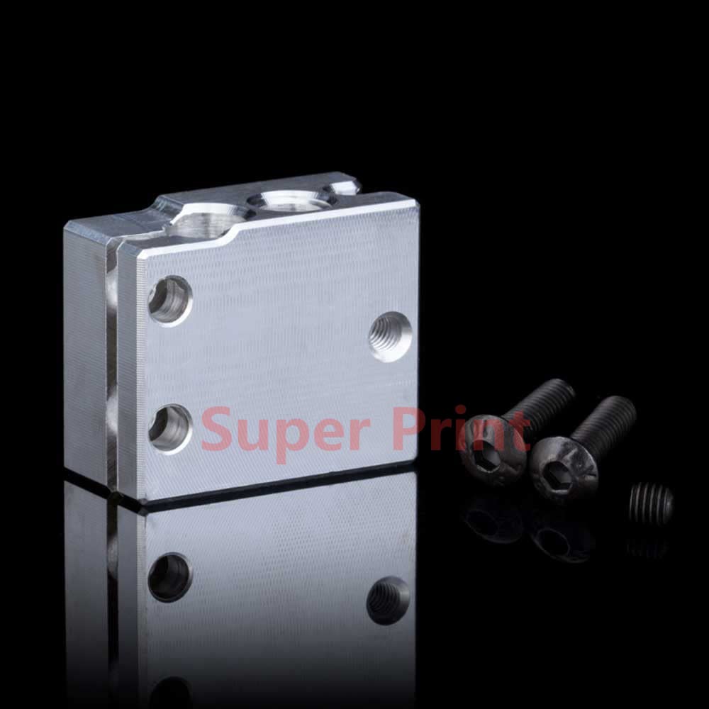 Super Print 2PCS Volcano Heizblock Heater Block Precision Aluminum with Silicone Sock For Volcano Ho
