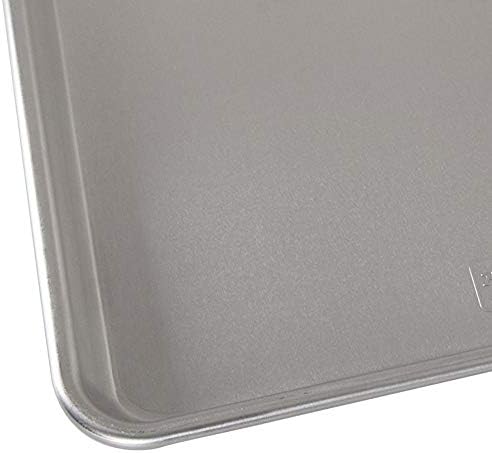 Nordic Ware 44600AMZ Baker's Big Sheet, Aluminium, Silber Grosses Bettlaken, Grosses Bettlaken