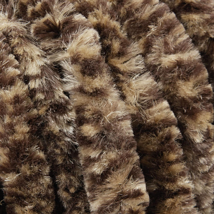 Arsvita Flauschvorhang 160x185 cm in Meliert beige - braun, Perfekter Insekten- und Sichtschutz für