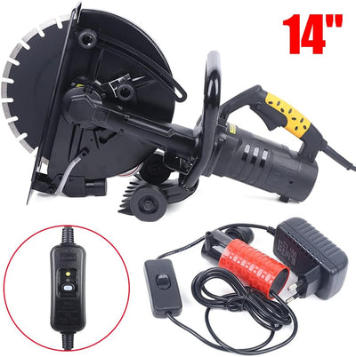 3200W Schlitzmaschine, 220V Elektrisch Betonschneider Trennschleifer Fugenschneider, Mauernutfräse S