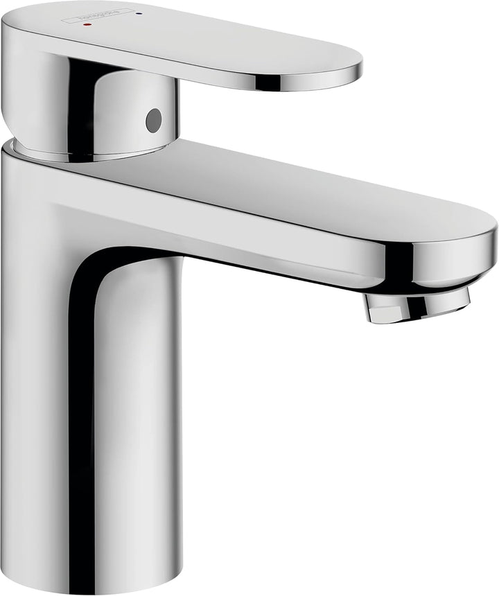 hansgrohe Vernis Blend - Waschtischarmatur mit Zugstangen-Ablauf, Wasserhahn Bad mit Auslauf Höhe 88