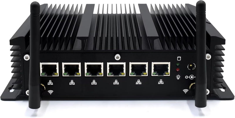 WEIDIAN Firewall Micro Appliance 2.5G, Firewall Box 6 RJ45 2.5GbE Port, Firewall Appliance Core i3-8