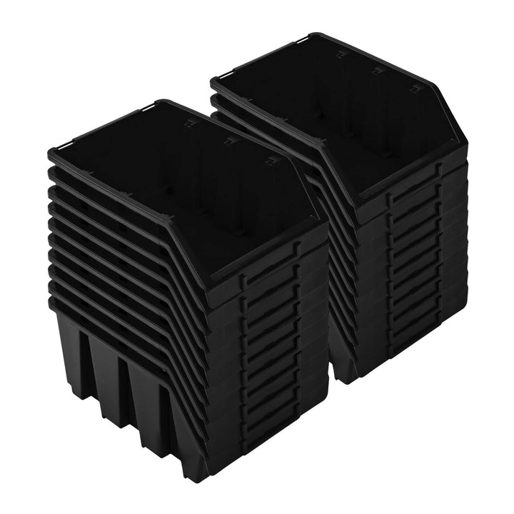 PAFEN Stapelboxen Set – 20x Stapelbox für Werkzeugwand 243 x 125 x 175 mm – Sichtbox Stapelkasten St