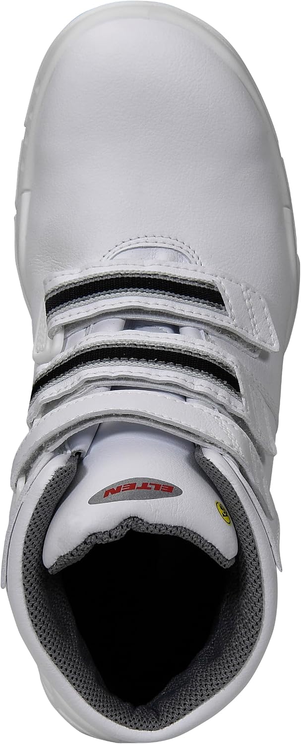 Elten Sicherheitsschnürstiefel "White Strap Mid" ESD S3, Grösse 39, 760171 39 EU, 39 EU