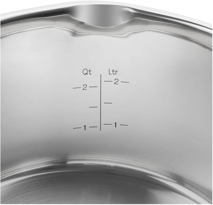 Zwilling Simplify KOCHTOPF 20 cm, Edelstahl 20 centimeters Silber-schwarz, 20 centimeters Silber-sch