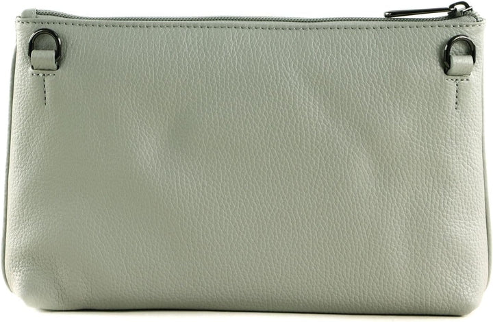 Mandarina Duck Damen Mellow Leather Clutch, 25x16x4 (L x H x W) Pearl, Pearl