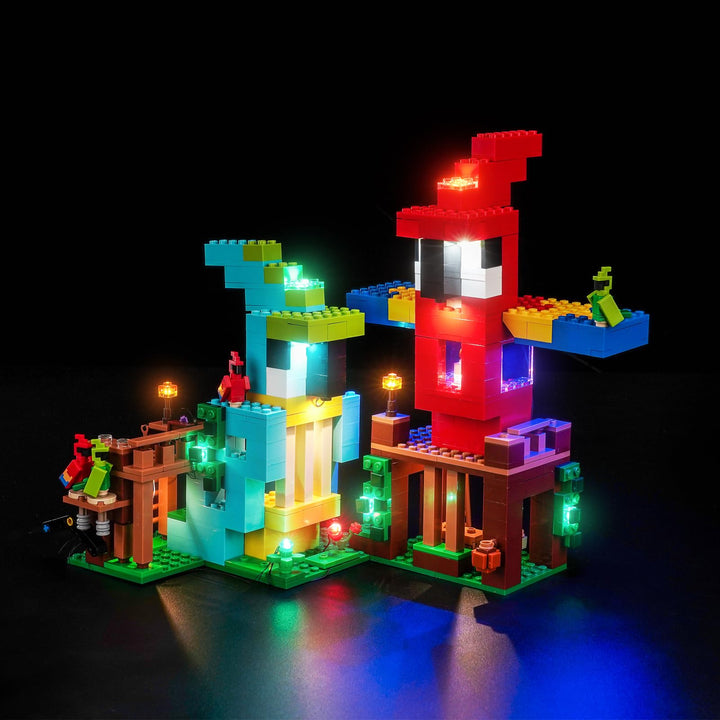 Led Licht Set Kompatibel mit Lego The Parrot Houses 21282 (Kein Modell), Dekorationsbeleuchtungsset