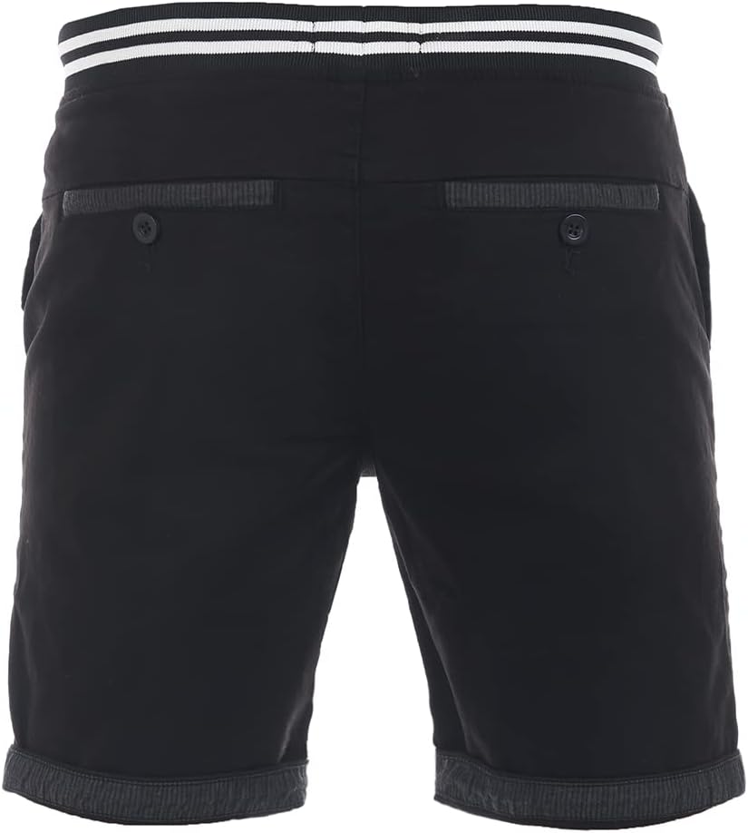 riverso Herren Shorts RIVMichel Kurze Bermuda Hose Regular Fit Sommer Sport Strand Shorts Tunnelzug