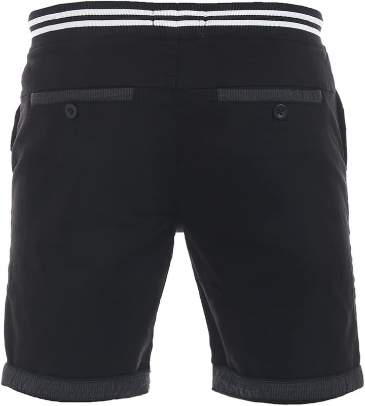 riverso Herren Shorts RIVMichel Kurze Bermuda Hose Regular Fit Sommer Sport Strand Shorts Tunnelzug