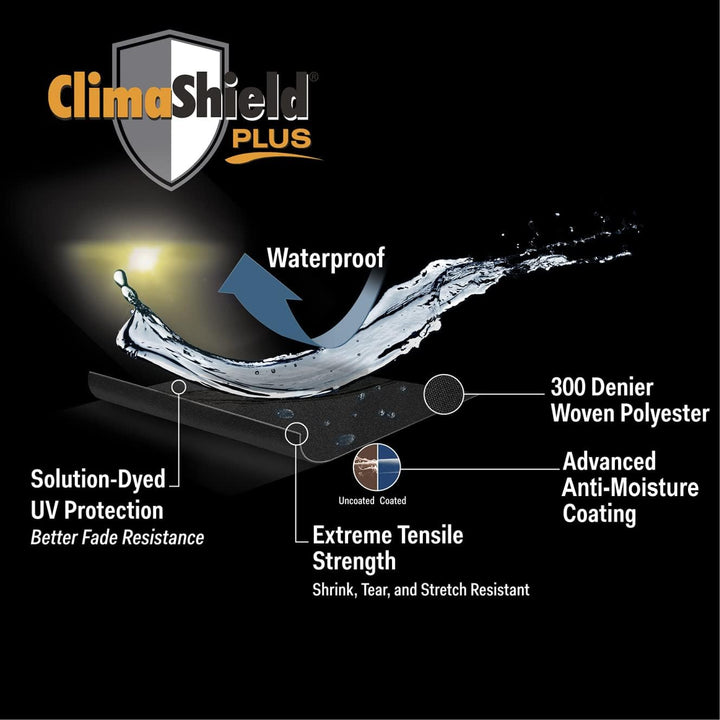 Dowco Guardian 50006-02 WeatherAll Plus Motorradabdeckung, wasserdicht, für drinnen und draussen, Sc