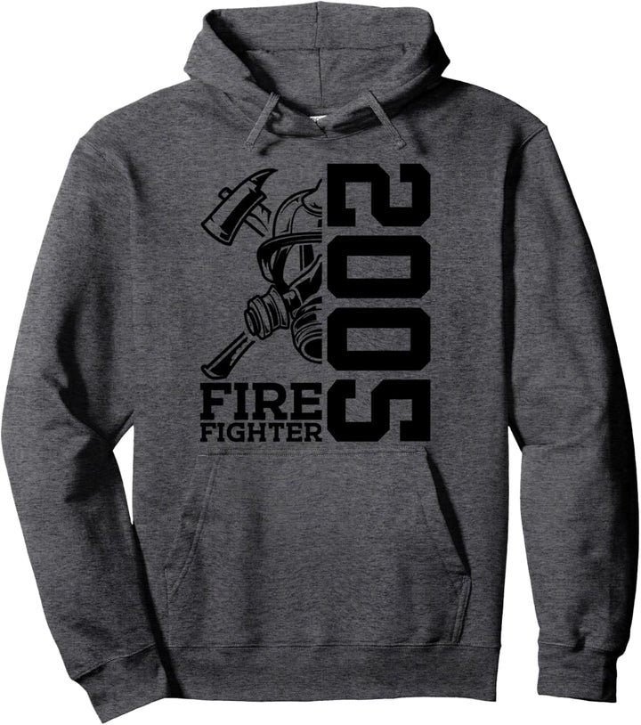 FIRE FIGHTER 2005 19 JAHRE FEUERWEHR 19. GEBURTSTAG Pullover Hoodie