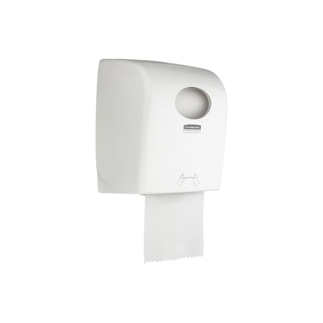 Aquarius Papierhandtücher Rollenspender 7375 – 1 x Papiertuchspender, weiss Dispenser Single, Dispen