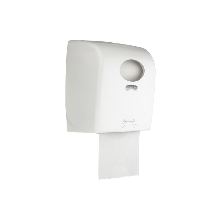 Aquarius Papierhandtücher Rollenspender 7375 – 1 x Papiertuchspender, weiss Dispenser Single, Dispen