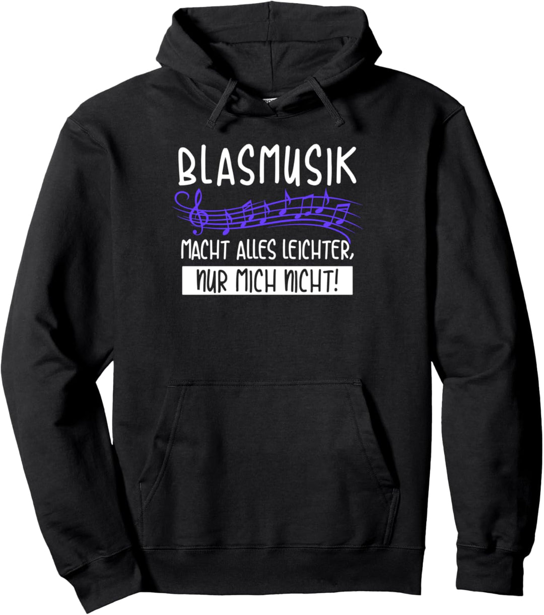 Blasmusik Musikprobe Motiv mit Spruch für Musiker Pullover Hoodie