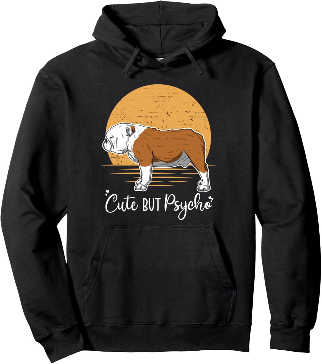 Englische Bulldogge Kapuzenpullover Geschenk Pullover Hoodie