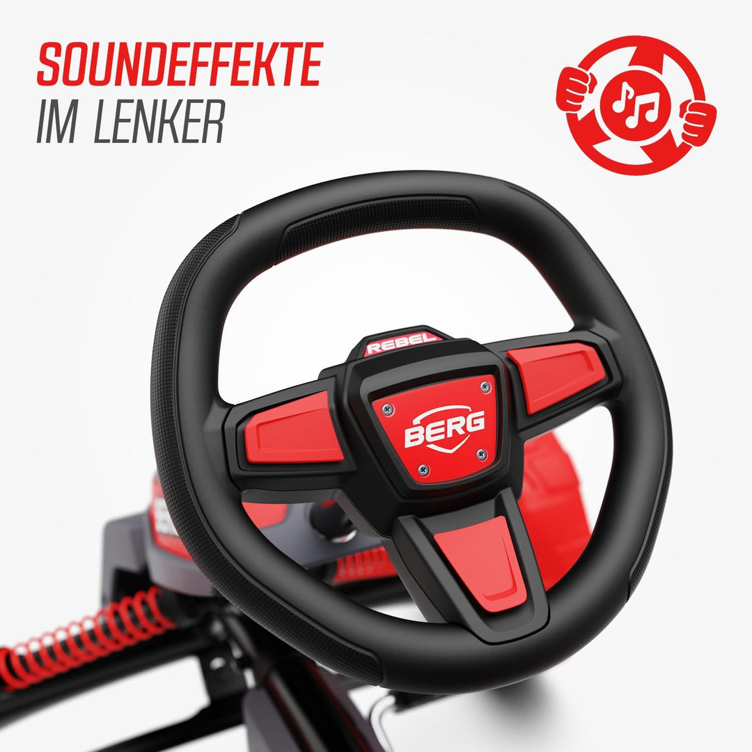 BERG Pedal-Gokart Reppy, KinderFahrzeug, Tretfahrzeug mit hohem Sicherheitstandard, Kinderspielzeug