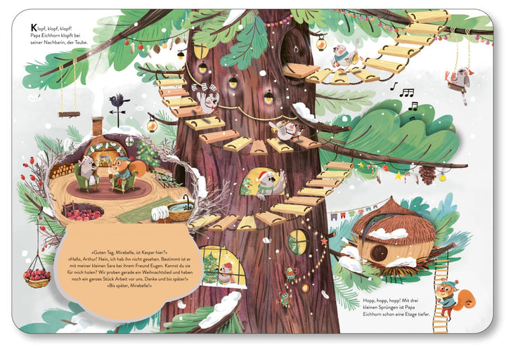 Weihnacht im grossen Tannenbaum - Ein Pappbilderbuch mit vielen Klappen zum Entdecken und gemeinsame