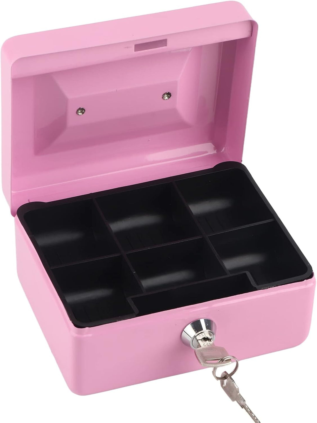 Dioche Mini Cash Dose Mini Safe Box für Kinder Stahl 1Pc Mini Portable Stahl Petty Abschliessbar Bar