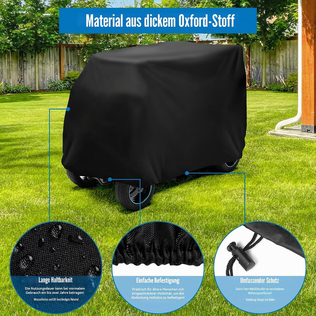 SIRUITON Scooter Schutzhaube Abdeckhaube für Elektroscooter Reissfeste Scootergarage -2 Jahre Garant