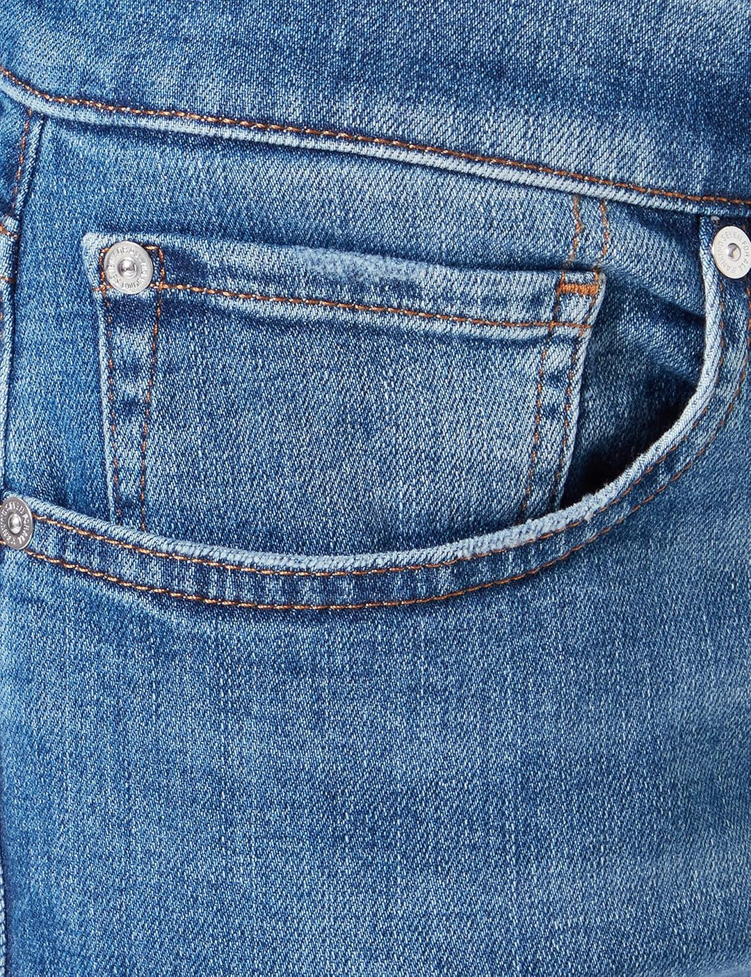 7 For All Mankind Herren Slimmy Stretch Tek Jeans 28W / 28L Mid Blue, 28W / 28L Mid Blue