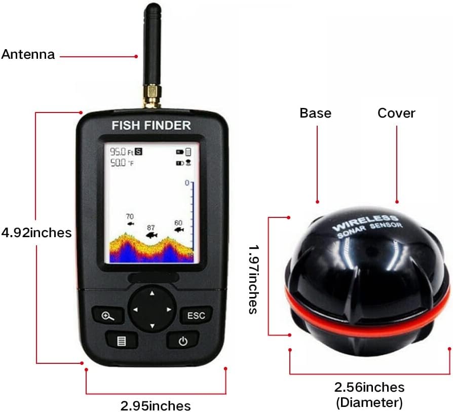 500M 3 Hopper GPS futterboot RC Fishing Bait Boot, LCD Sensor Fischfinder, Mit Handtasche, 12000mAh