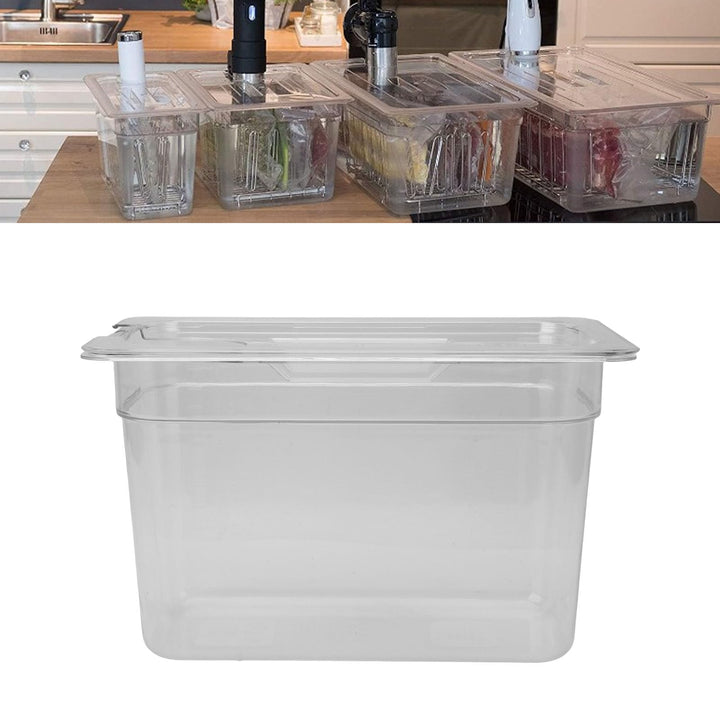 6,9-Liter Sous-Vide-Behälter mit Deckel, temperaturgesteuerter Slow-Cooker für Küche und Herd, Sous-
