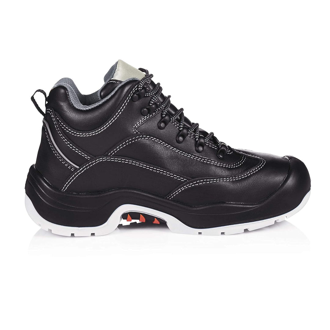 ruNNex Sicherheitshochschuhe S3 TeamStar Halbstiefel BGR 191, Grösse 38, schwarz, 5301, 38