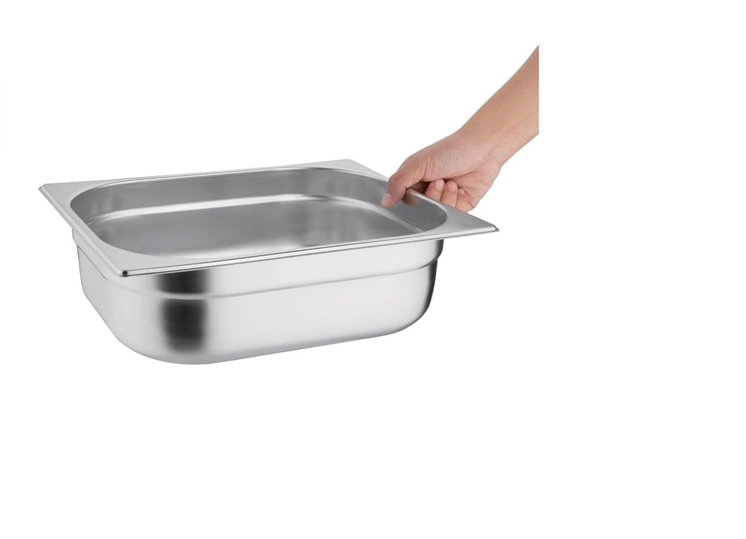 HENDI Chafing dish Tellano, Wärmebehälter, 9L, 230V, 900W, 573x348x(H) 284mm, Edelstahl, Polypropyle
