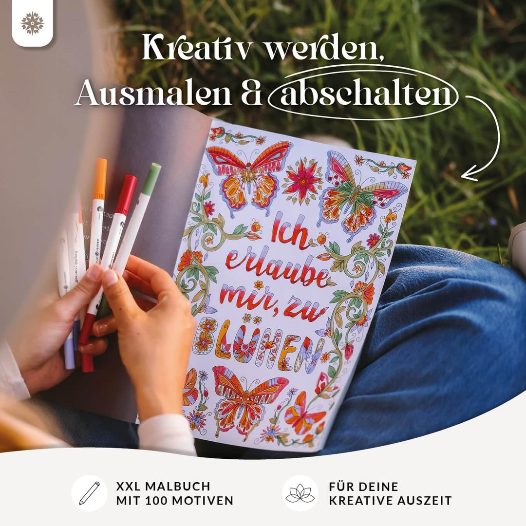 Lebenskompass® Malbuch 100 Motive für Erwachsene Entspannung Mandalas für Erwachsene und Jugendliche