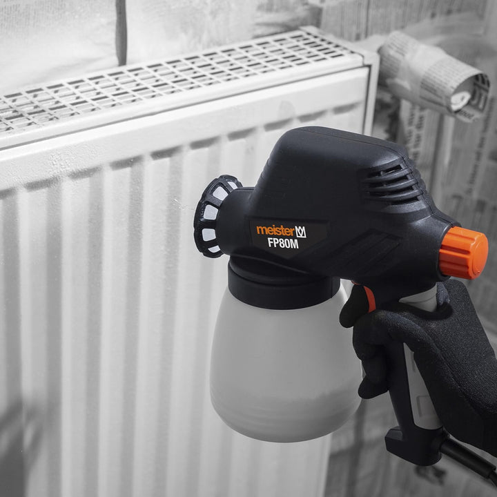 Meister Farbsprühgerät FP80M – 80 W – 800 ml Behälter – 140 bar
