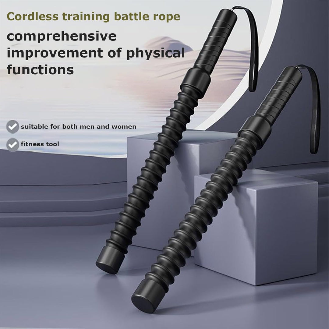 Battle Rope Ohne Seil, Kabellose Kampfseil, Tragbare, rutschfeste Fitness Schwerseile, Krafttraining