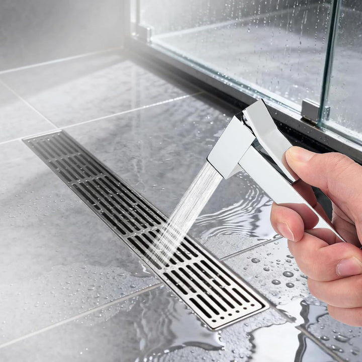 Ibergrif M22009 Unterputz-Einhebelmischer für WC & Bidet – Warm-/Kaltwasser, Handbrause mit Wandhalt