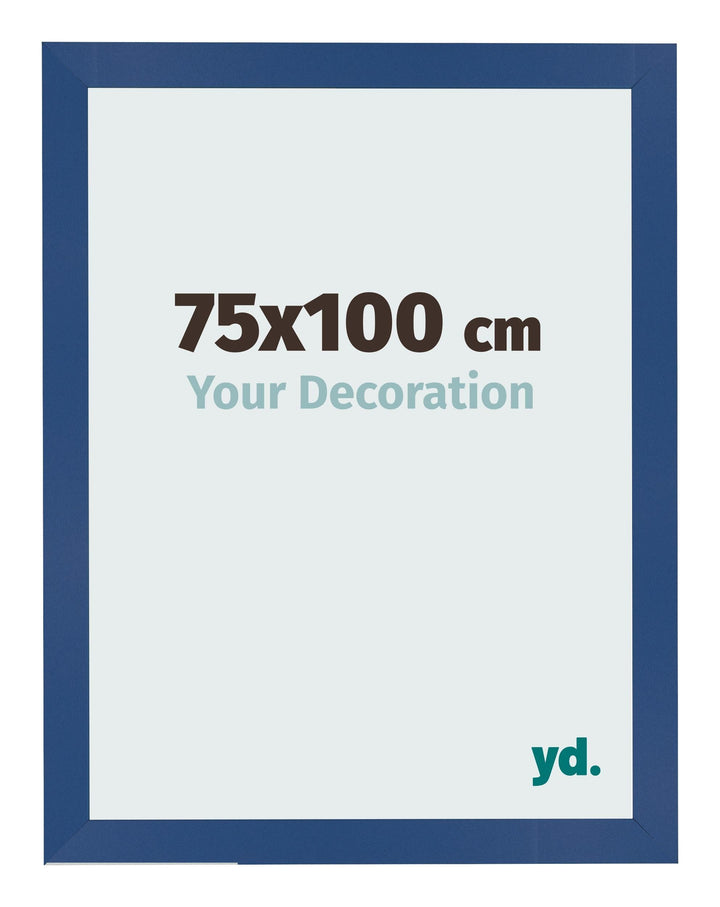 yd. Your Decoration - Bilderrahmen 75x100 cm - Dunkelblau - Bilderrahmen aus MDF mit Acrylglas - Ant